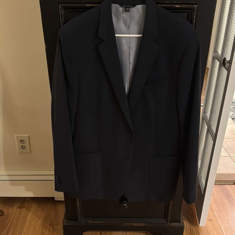 Banana Republic Black Sport Coat Timeless Professional Blazer